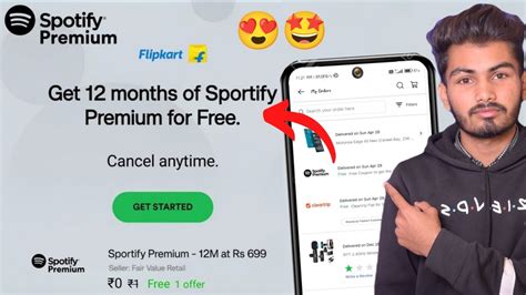 how to use spotify premium code from flipkart