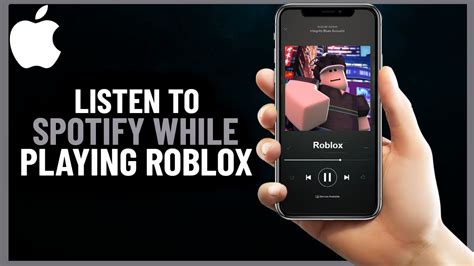 how to use spotify while playing roblox iphone