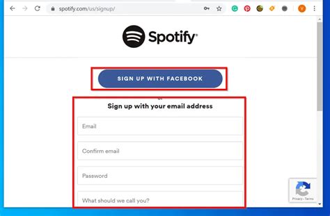 how to use spotify without facebook