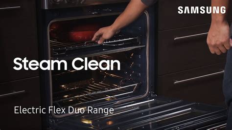 how to use steam clean function on samsung range