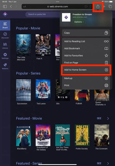 how to use stremio app