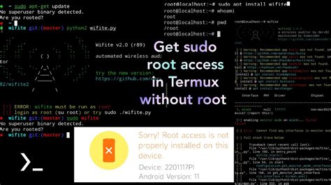 how to use sudo in termux without root