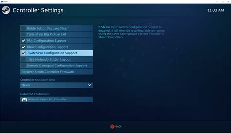 how to use switch controller on pc steam