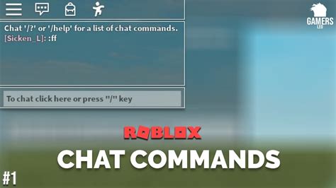 how to use text chat commands roblox