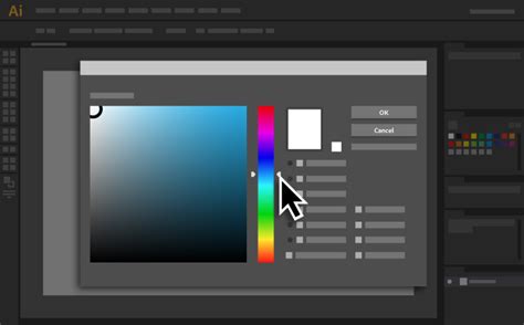 how to use the color picker in illustrator
