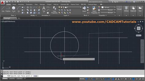 how to use trim command in autocad