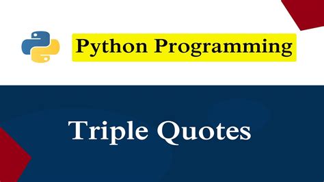 how to use triple quotes in python