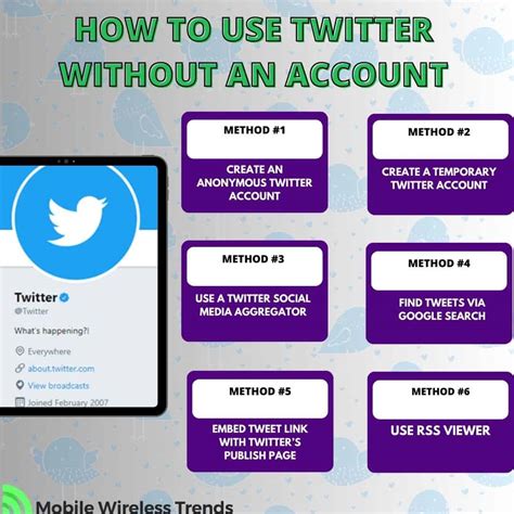 how to use twitter without making an account