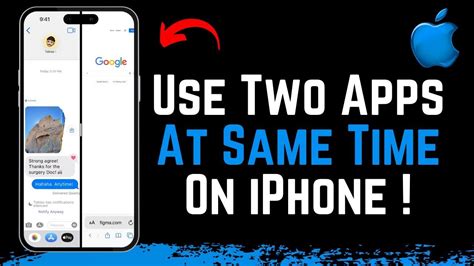 how to use two apps at same time on iphone