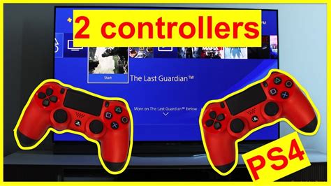 how to use two controllers on ps4