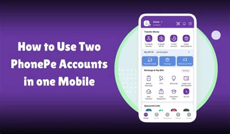 how to use two phonepe app in iphone