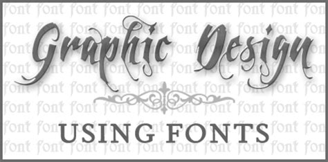 how to use typography in graphic design
