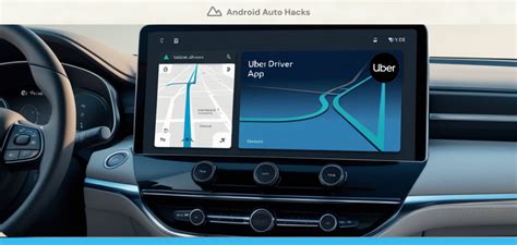 how to use uber driver app on android auto