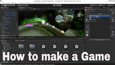 how to use unity game engine