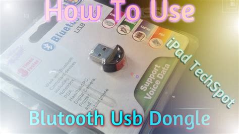 how to use usb bluetooth dongle