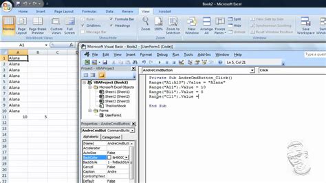 how to use visual basic in excel