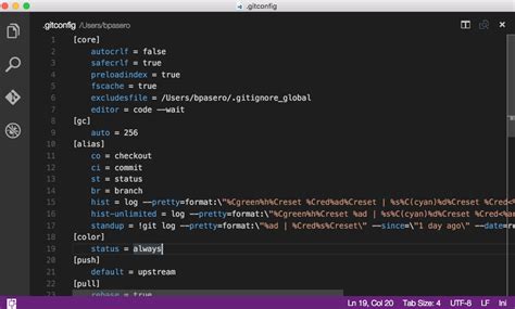 how to use visual studio code as default editor for git
