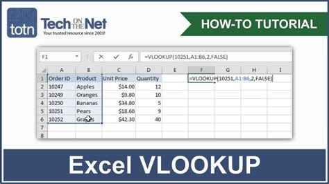 how to use vlookup function in excel youtube