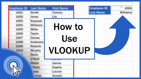 how to use vlookup in excel step by step