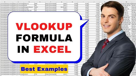 how to use vlookup in excel youtube