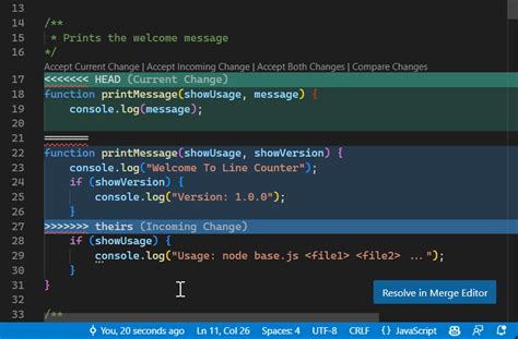 how to use vs code as git editor