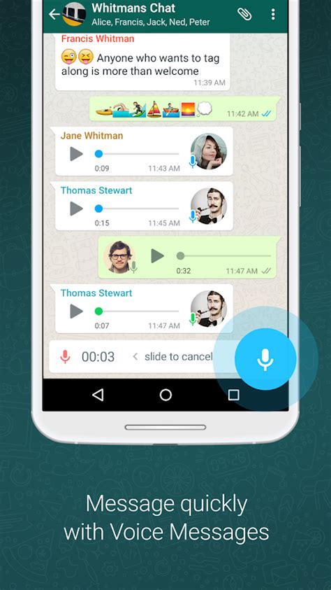 how to use whatsapp messenger on android