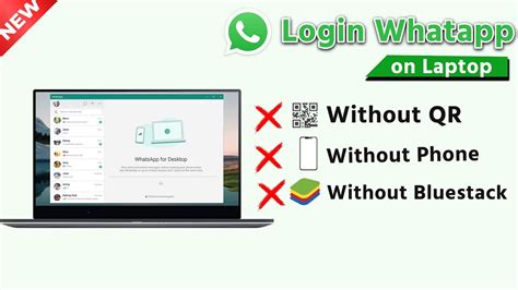 how to use whatsapp on laptop without qr code