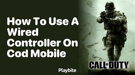 how to use wired controller on cod mobile