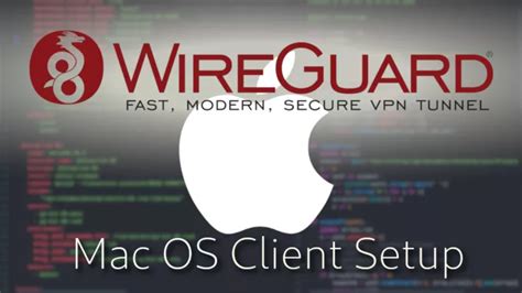 how to use wireguard on macos