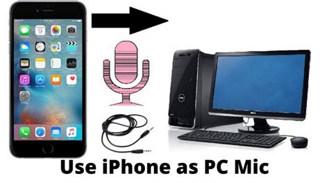 how to use your iphone as a microphone for pc
