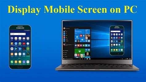 how to use your phone as a pc screen
