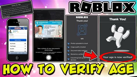 how to verify 13+ on roblox