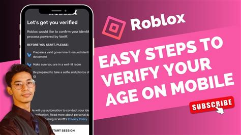 how to verify my age on roblox mobile