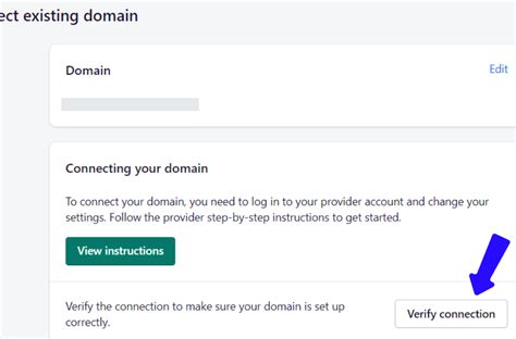how to verify your domain on shopify