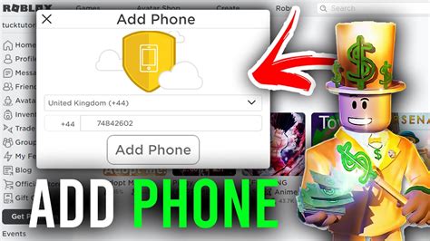 how to verify your phone number on roblox