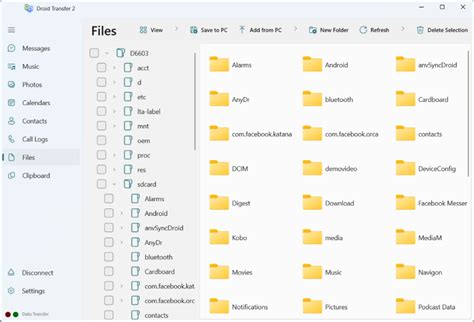 how to view all files on android from pc