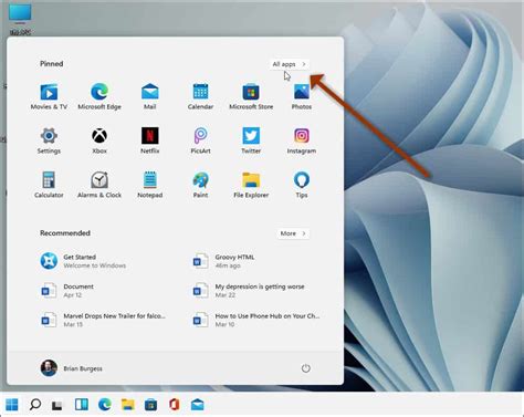 how to view apps in windows 11
