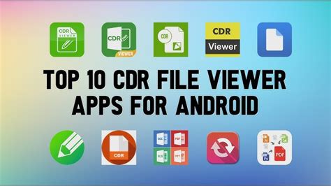 how to view cdr file on android