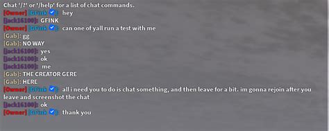 how to view chat history on roblox