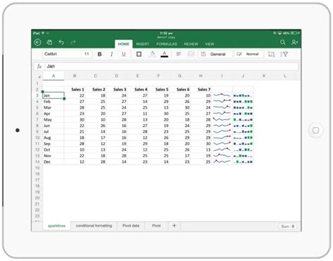 how to view excel on ipad