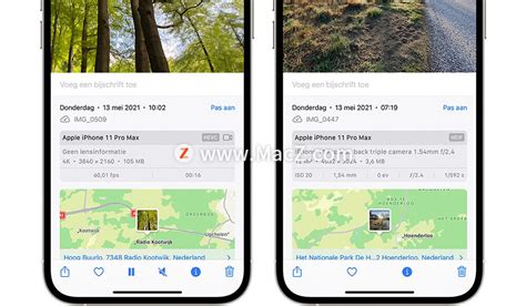 how to view exif data on iphone