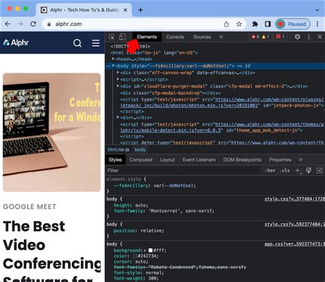 how to view html code of a web page