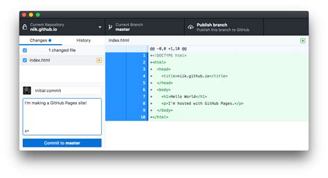 how to view html in github