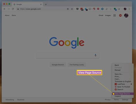how to view html source in chrome