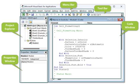 how to view macro code in excel
