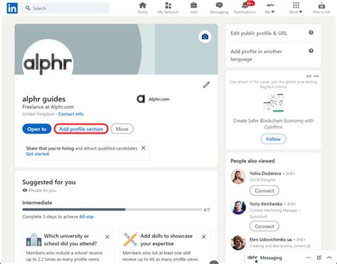 how to view my cv in linkedin