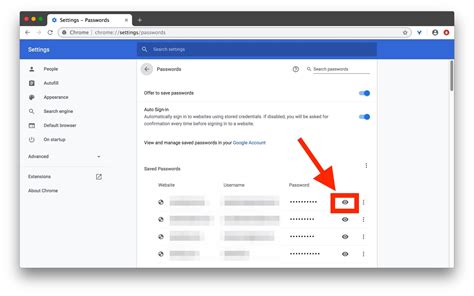 how to view saved passwords on chrome mac