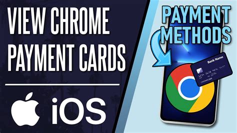 how to view saved payment methods on iphone