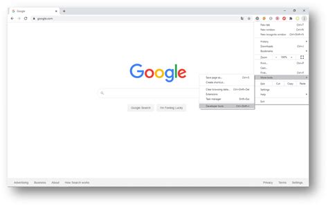 how to view source code in chrome shortcut key