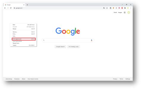 how to view source code in chrome shortcut key mac